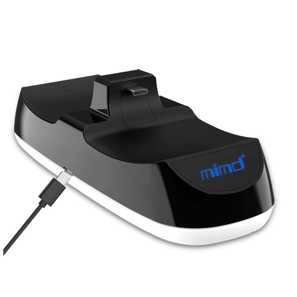 Controller Charging Charger Dock Station Wireless Controller, Dual Controller Charging Station Fit for Sony PS5 Controller with Type-C Charging Cable