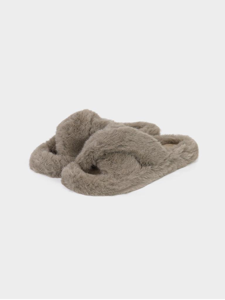 Florida Studio Viscerster Cloud Fur Slippers Fl2225
