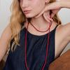 VENGDI Scarlet Long Beads Necklace