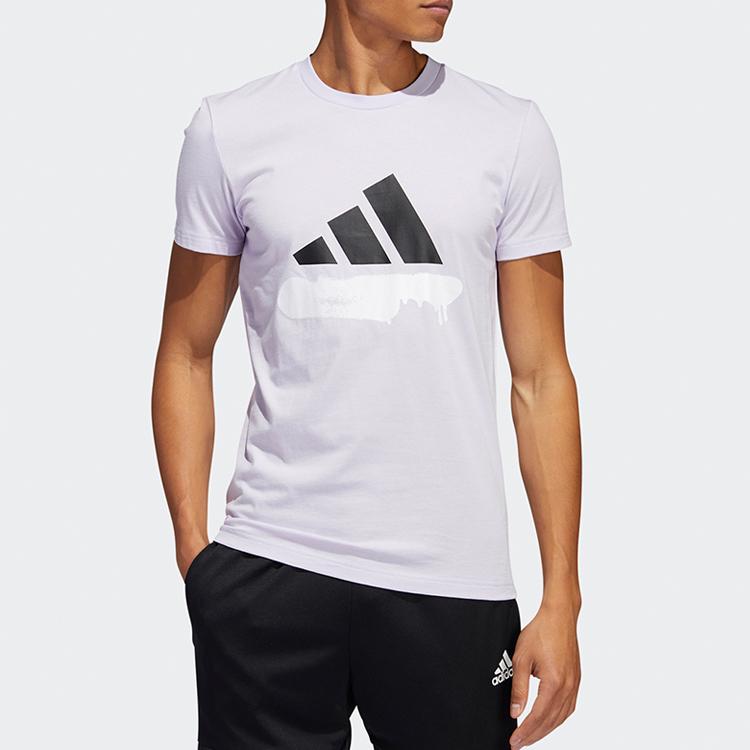 Adidas Sporty T-skjorte med korte ermer Herre Topper Lilla FT2827