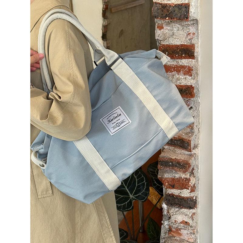 Large Capacity Short Trip Storage Bag New Women's Commuting Luggage Bag Casual Versatile Portable Tote Bag