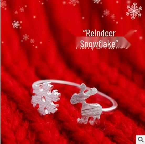 Korean 925 Sterling Silver Plum Blossom Open Ring – Handmade Artistic Floral Design for Women