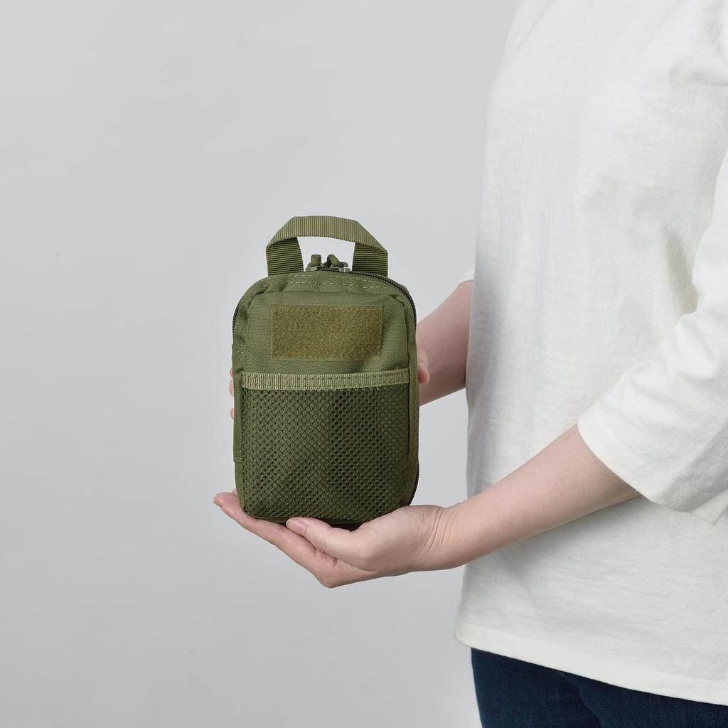 Takagi KANUCHI OUTDOOR Outdoor-Ausrüstung Kleinteil Gürtel Taille Mini Praktisch zum Tragen und Aufbewahren Besteck und Kleinigkeiten 3 Verstellbare Gürtelschlaufenbreiten