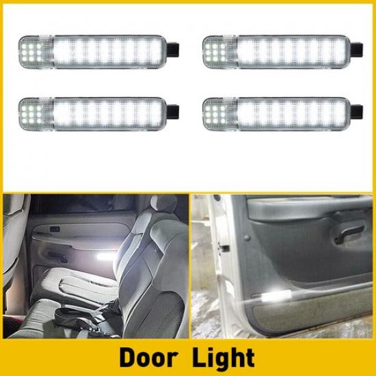 4PCS LED Door Courtesy Lights For Chevy Silverado Suburban Tahoe Sierra Yukon EA