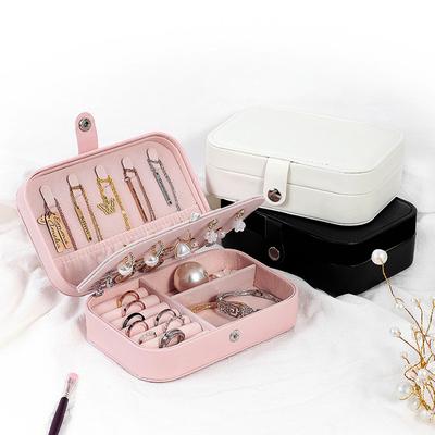 Simple Premium Wholesale Double Layer Portable Antioxidant Jewellery Storage Box