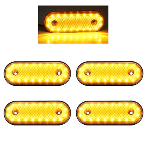

Боковой габаритный фонарь 4,6 Овальный прицеп грузовик индикаторный фонарь боковой фонарь 20LED передний и задний светодиодный боковой габаритный фонарь водонепроницаемая уплотнительная поверхность паста, подходит