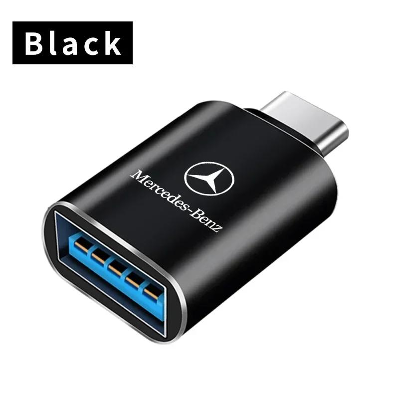 USB 3.0 Type-C Data Adapter Type C 10A OTG USB C Male To USB For Mercedes Benz A180 A200 A260 W203 W210 W211 W204 C E S CLS