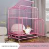 Cat Villa with Integrated Litter Box - Spacious, Secure Indoor Cage for Cats