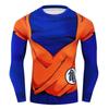 3D Print Long-Sleeve Compression Shirts Multiple Characters & Armor Element Design Stylish Fitness Tees