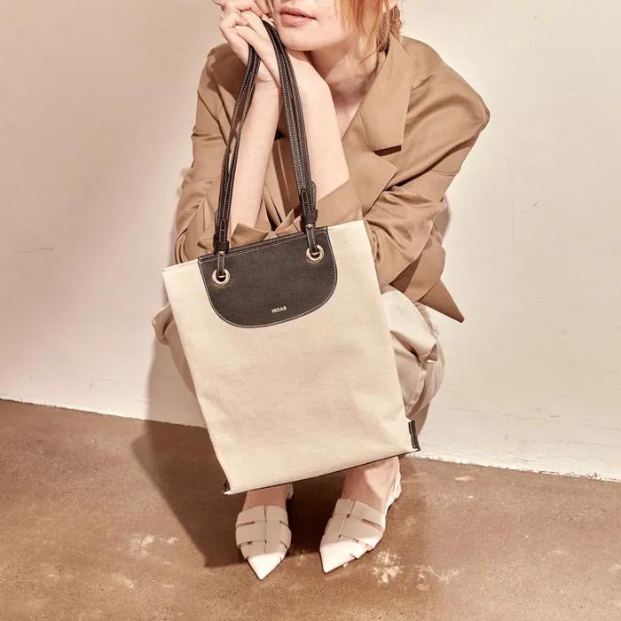 Jade Shopper Canvas Bag_4 Colors