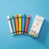 Dustless Water-Soluble Colored Chalk - Stain-Free for Children's Drawing and Teaching