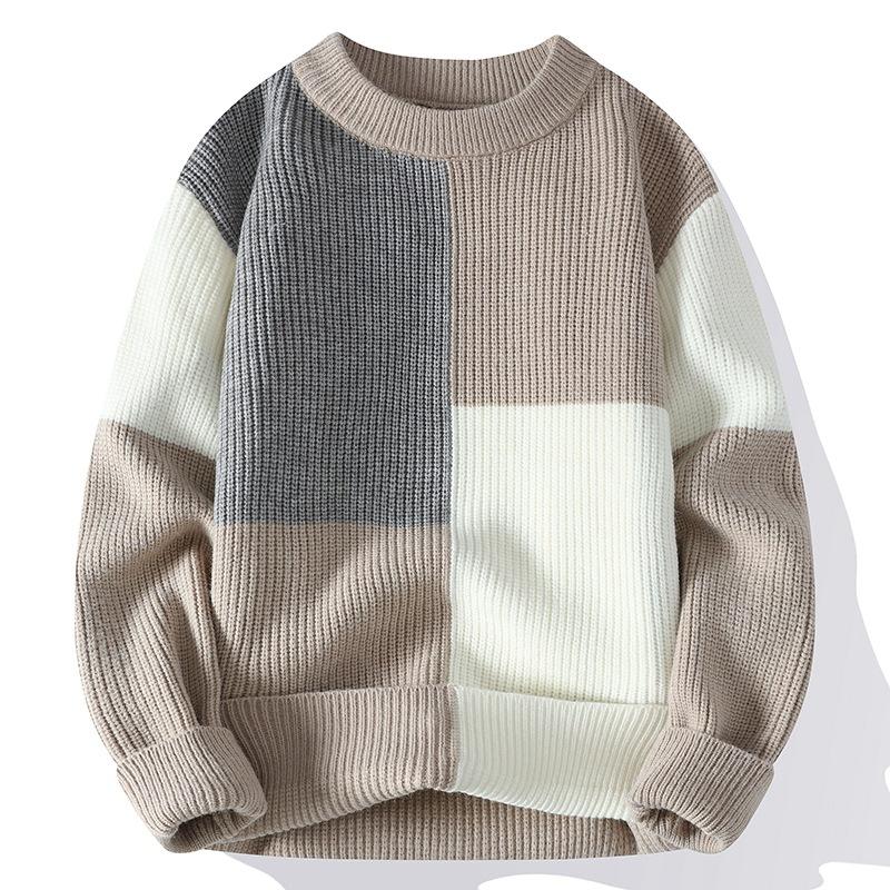 Maglioni da Uomo con Base Ispessita Maglioni Lavorati a Maglia Maglioni di Lana Giacche Calde in Filo Abbigliamento da Uomo