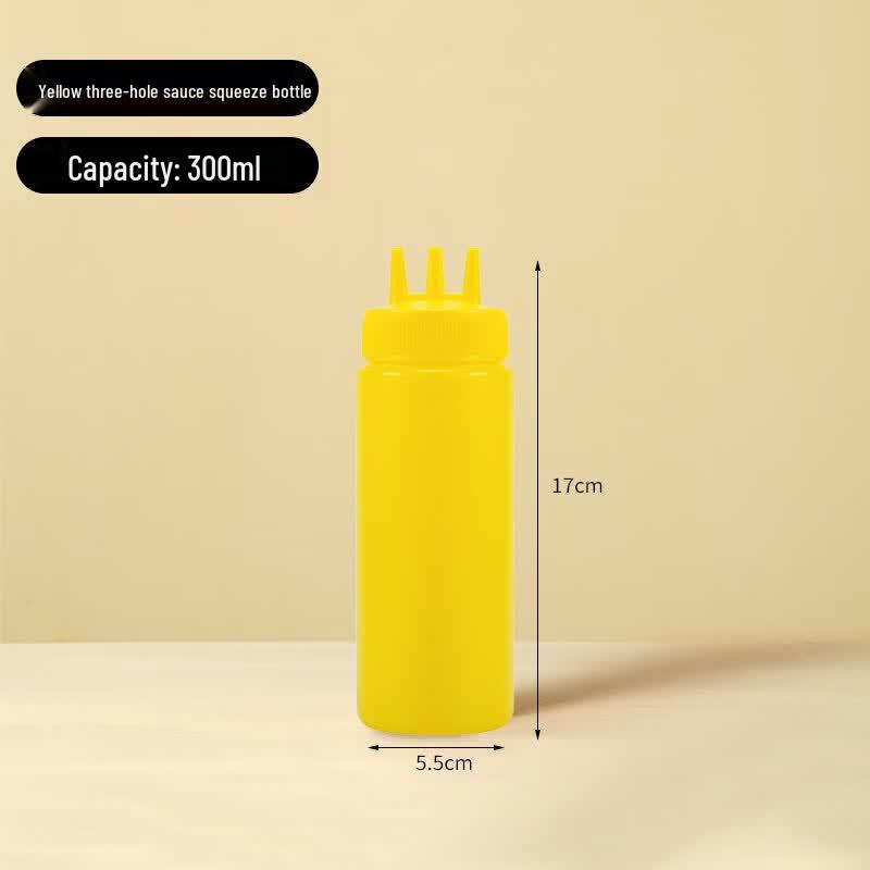 ZISIZ Food-Grade Plastic Squeeze Sauce Bottle