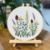 Simple Floral Embroidery Kit – DIY Handmade Fabric Art with Creative Design