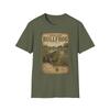 American Bullfrog Illustration T-Shirt | Vintage Wildlife Poster