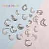 Moon Series Hollow Pendant Charms for DIY Beaded Jewelry