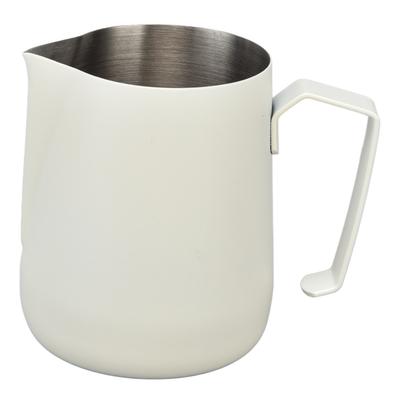 Džbán na napěňování mléka, zesílený napěňovač 450ml se špičatým výtokem pro kávovar CafeWhite