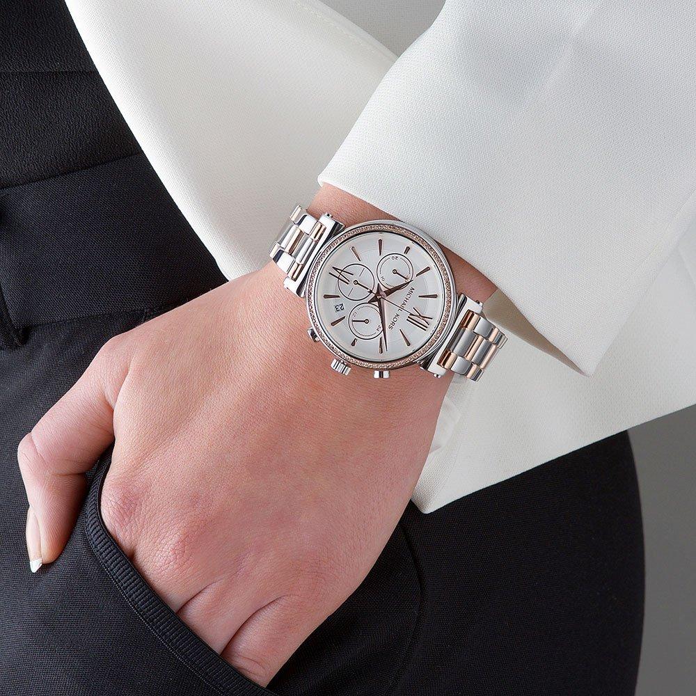 Michael Kors MK6558 Sofie Ροζ Χρυσό Τόνου Γυναικείο Ρολόι
