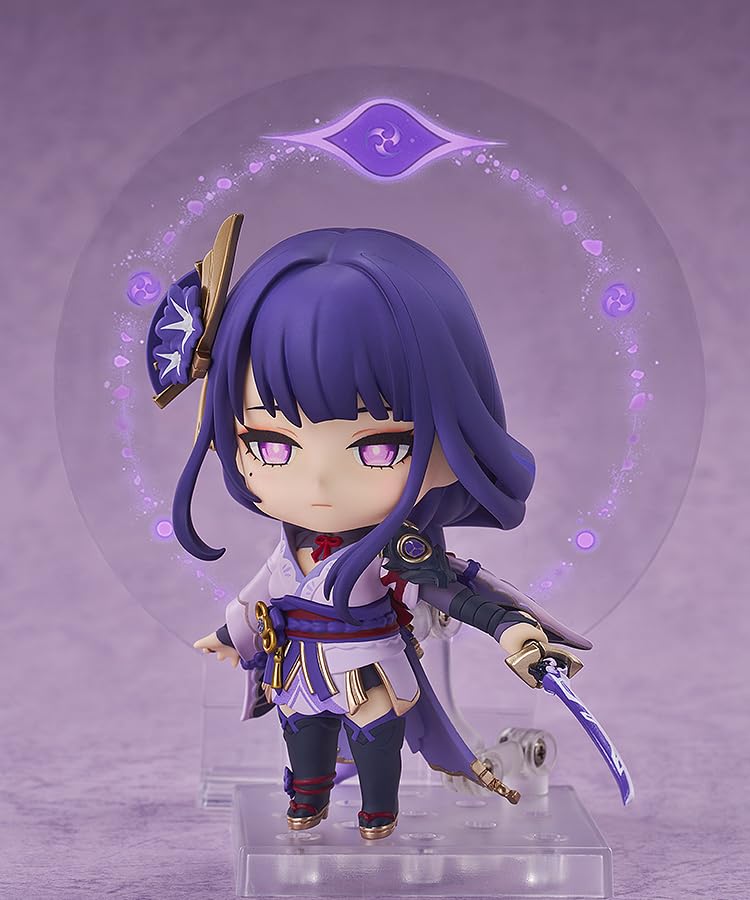 Nendoroid Genshin Impact Generál Raiden Plastová Malovaná Pohyblivá Figurka Měřítko neuvedeno