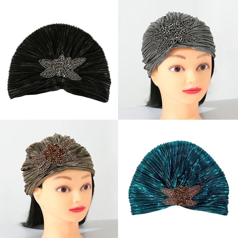 

Turban Head Wrap Soft Headwear Cap Hair Accessories Headscarf