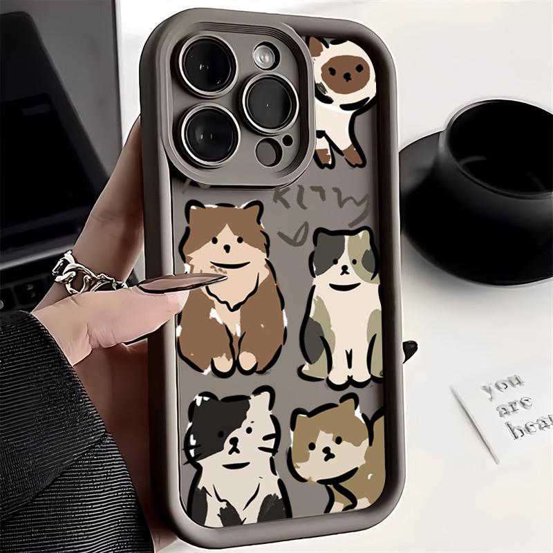 Phone Case for Xiaomi Redmi Note 12S 11S 10S 9 10 11 12 13 Pro Plus Max 5G 12C 13C 10C 12 4G 14C Cartoon Cats Soft Cover