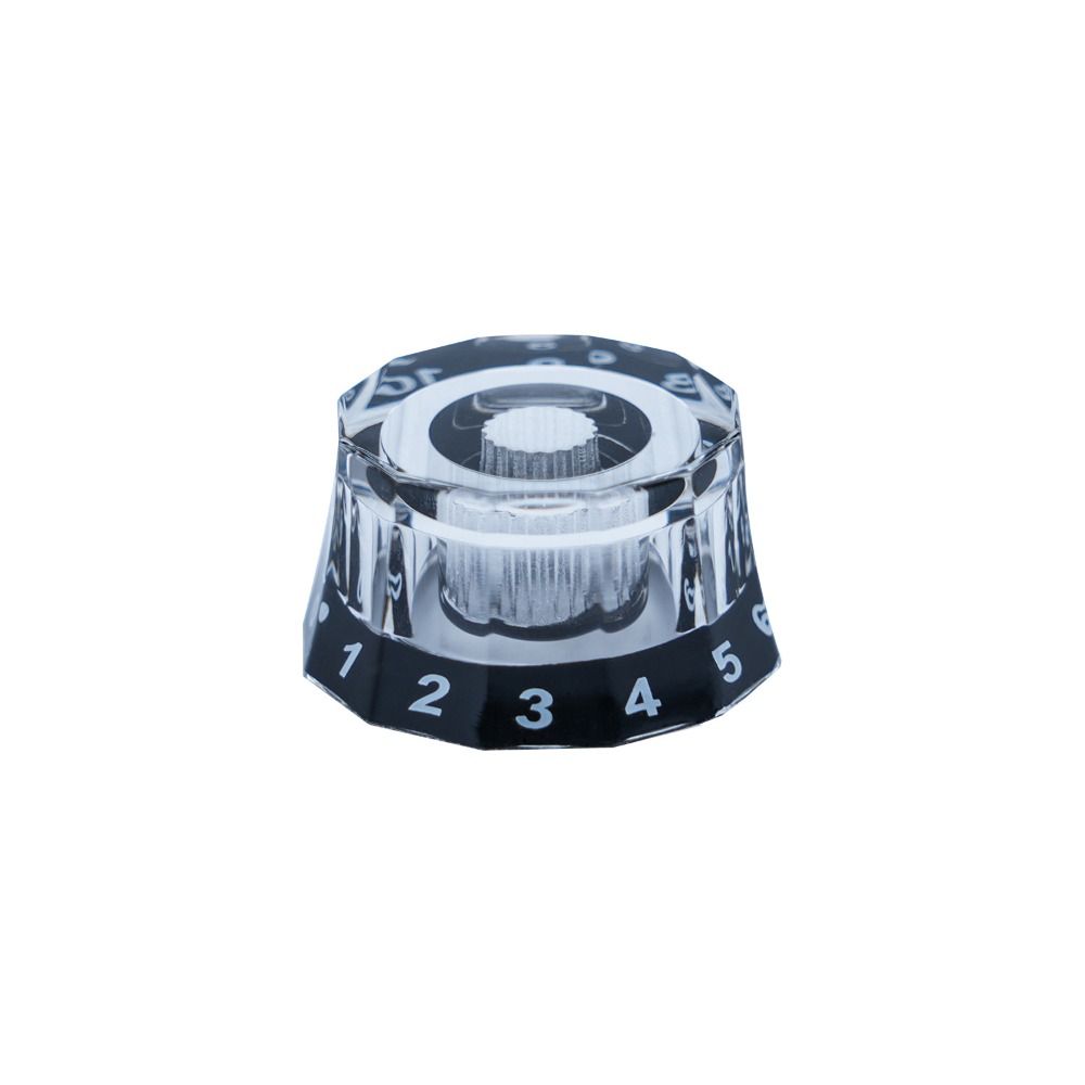 Acrylic Speed Guitar Knobs Lampshade Shape Guitar Volume Tone Knob Musical Instrument