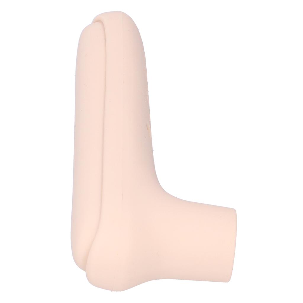 Silicone Door Handle Cover AntiCollision AntiStatic Doorknob Protective Sleeve Child Safety(Beige )