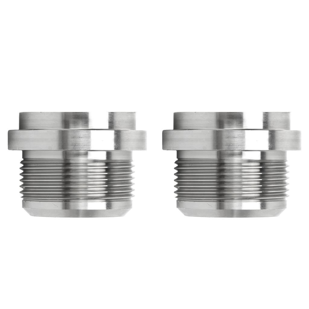 1 Paar AN20 Edelstahl Schweißfitting Rostfrei Hitzebeständig Silber für Kühler Ventildeckel