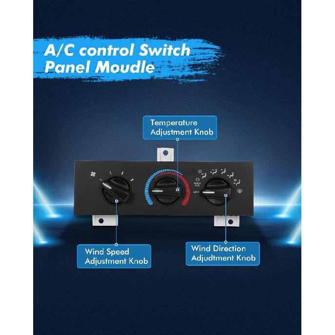ECCPP 55055459AF Climate Control module AC Heater Climate Control Panle Switch 1998-2003 For Dodge Ram 1500 Van 1998-2003 For Dodge Ram 2500 Van,1998