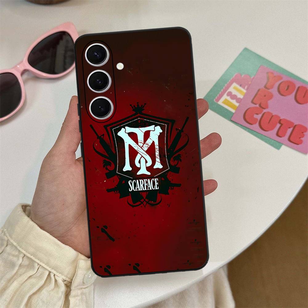 Classic Tonny Montanas Scarface Phone Case For Samsung S 24 Fe 25 Ultra Plus 20 Lite 21 30 22 23 24 22 Ultra 5G Fundas