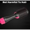 4 in 1 Hot Air Brush One-Step Heating Comb Straightening Brush Professional Electric Comb Brush Dryer and Straightening Brush EU Plug