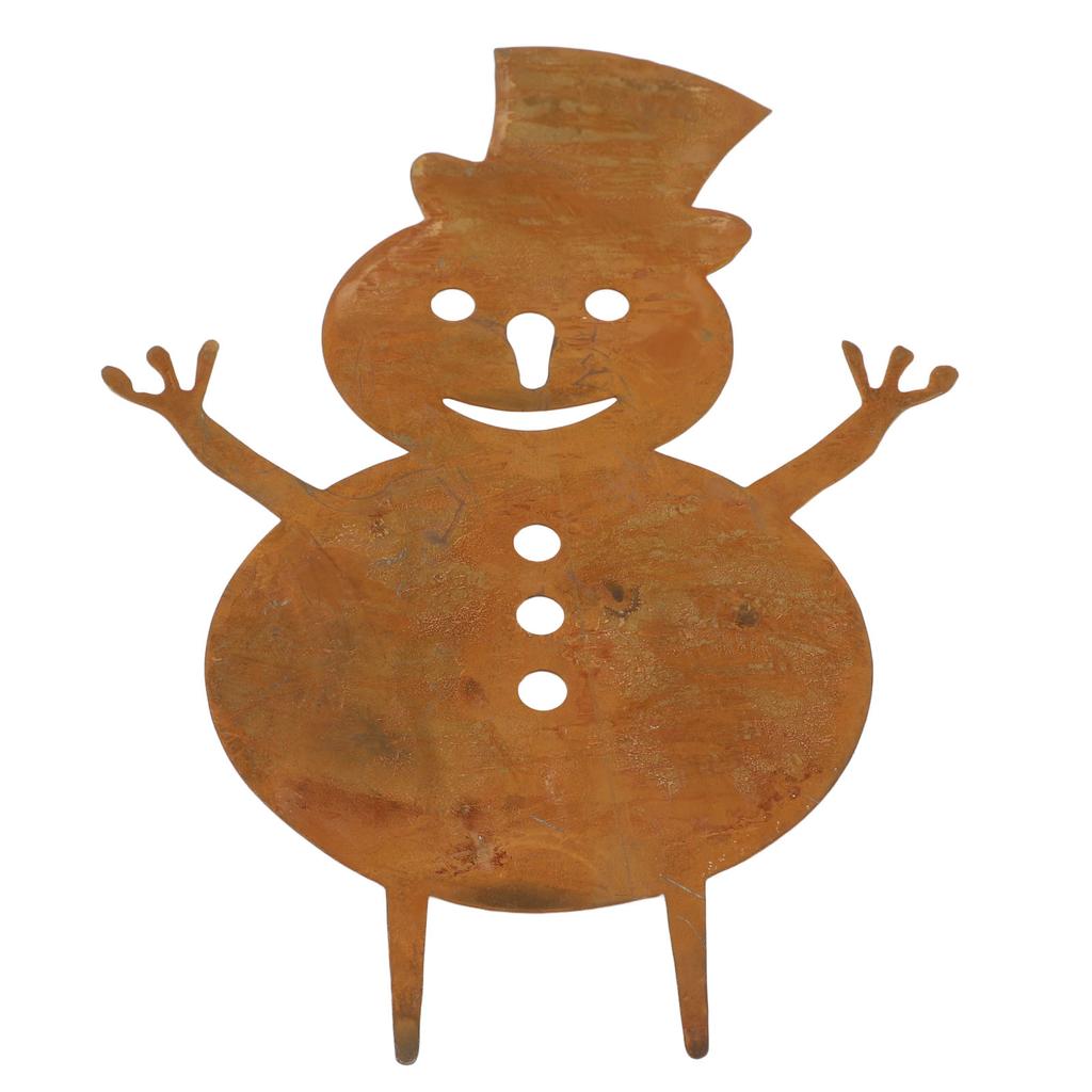 Xmas Garden Stake Snowman Decorative Garden Stake Yard Sign Outdoor Decoration for Lawn Pathway Pati