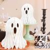Halloween Honeycomb Ghostly Ornament Reusable 3D Paper Lanterns Wall Hanging Halloween Party Decoration for Indoor