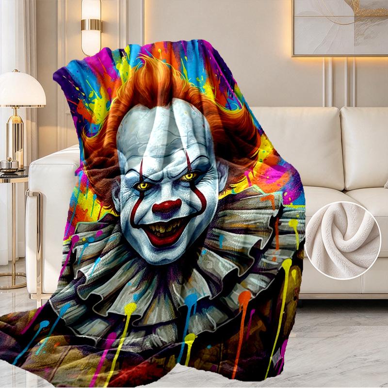 Pennywise Print Blanket - Soft & Comfortable, for Bedroom, Travel, Sofa, Home Decoration - Birthday Christmas Gift for Friend