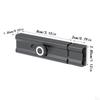 Slide Bolt Door Latch Aluminum Alloy Lock Hardware Reliable for Home Office