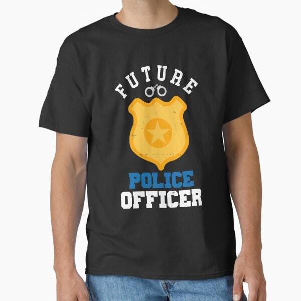 Women's Graphic Tee Future Police Officer Tshirt Premium T-SHirt S-3XL