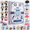 Calendario dell'Avvento KPOP, Scatola Cieca di Natale da 24 Giorni con Mini Figure di Idol, Ornamenti Artigianali da Collezione per Fan K-Pop