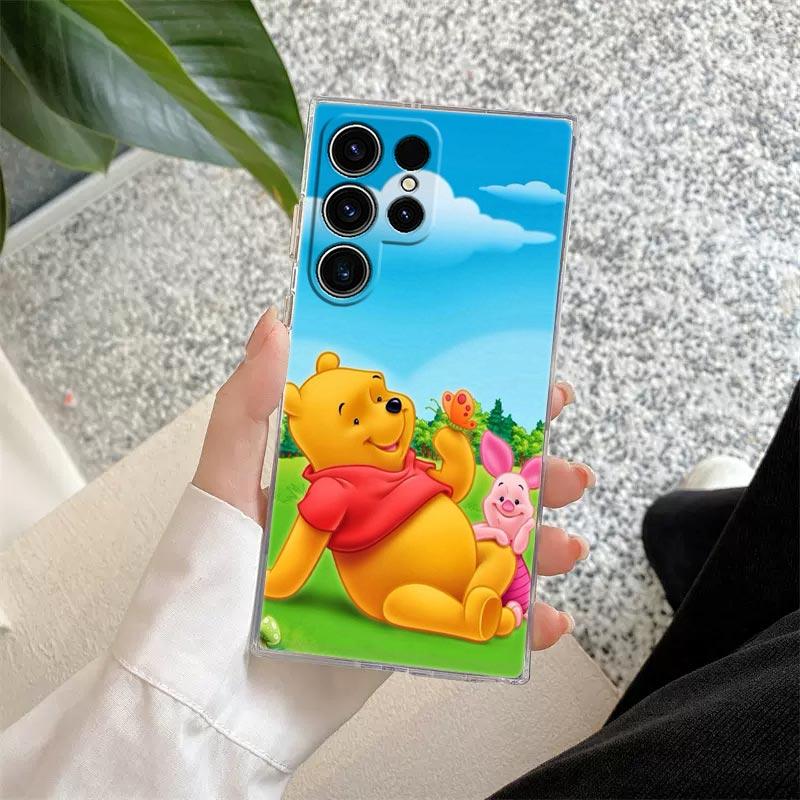 Winnie Pooh Tigger Eeyore Piglet Nature Transparent Case For Samsung Galaxy S26 S25 Ultra S24 S22 S26 Plus S20 S23 S21 FE Cover