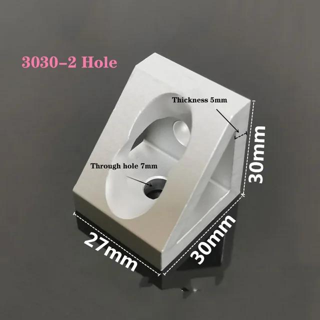 Aluminum Profile 90 Degree Block Triangle Connector Bracket For 2020 2040 3030 4040 4080 Series V-slot Aluminum Profile