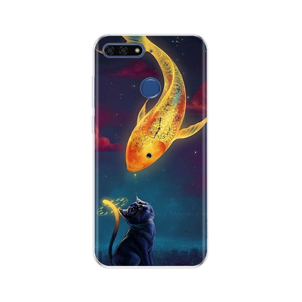 For Honor 7A Pro Case For Honor 7C Case Shockproof Silicone Soft Phone Back Cover For Huawei Honor 7A Pro Fundas Bumper Shells