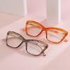 New Cat'S Eye Reading Glasses For Women Fashion Luxury Blue Light Blocking Presbyopia Transparent Man Far Sight Glasses +1.0 4.0