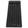Silicone Keyboard Fully Sealed Design Lightweight Portable Silent Soft Comfortable USB Wired Silicone Keyboard for