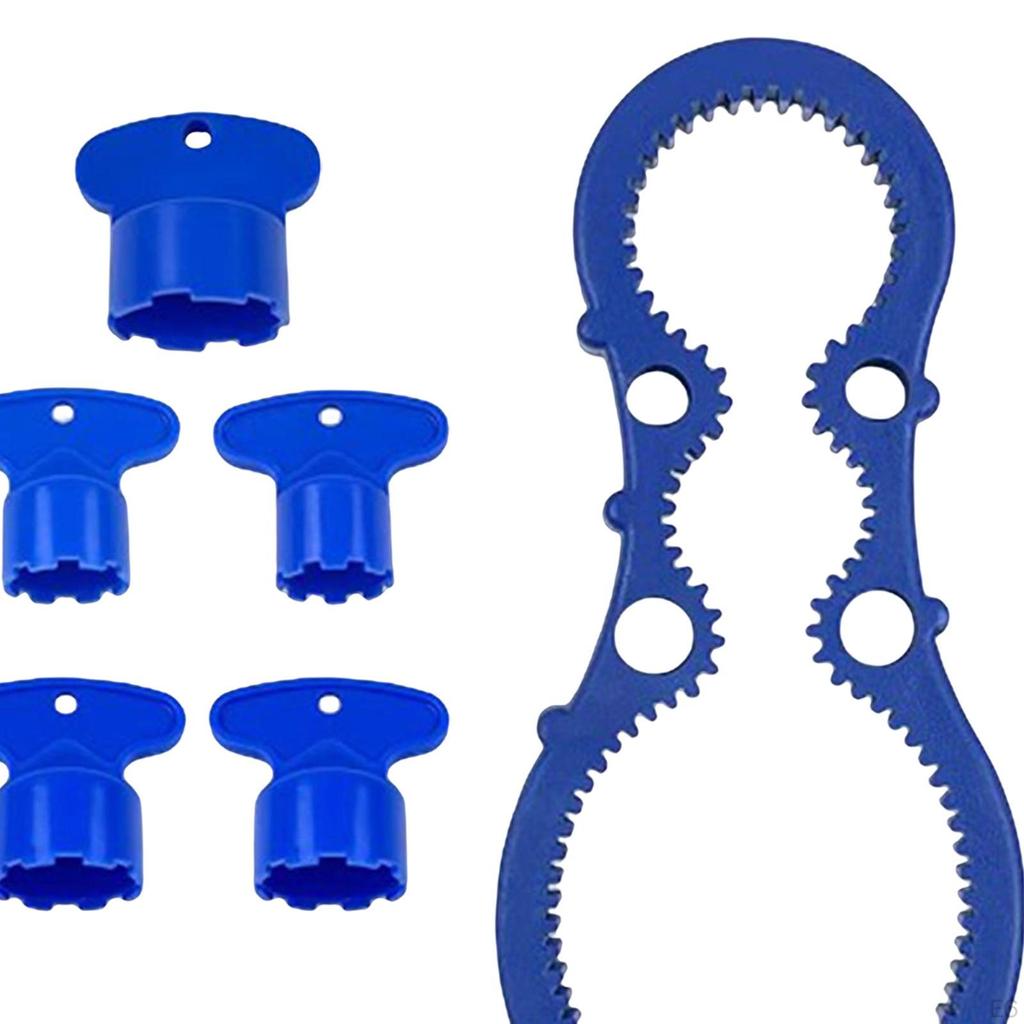 Aerator Key Removal Wrench Tool with 4 Sizes M16.5, , 21.5, 24 Recessed Sink