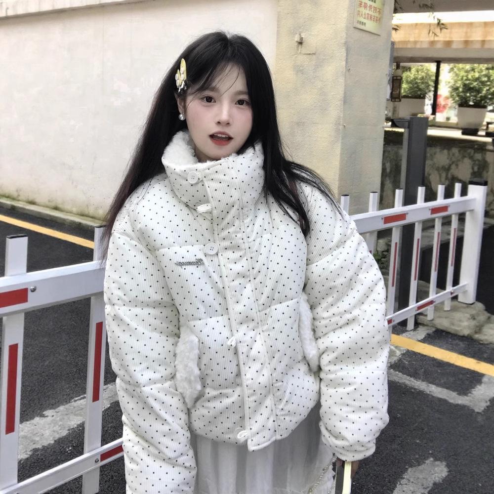 New Winter Short Cotton-padded Women's Stand-up Neck Cotton-padded Jacket