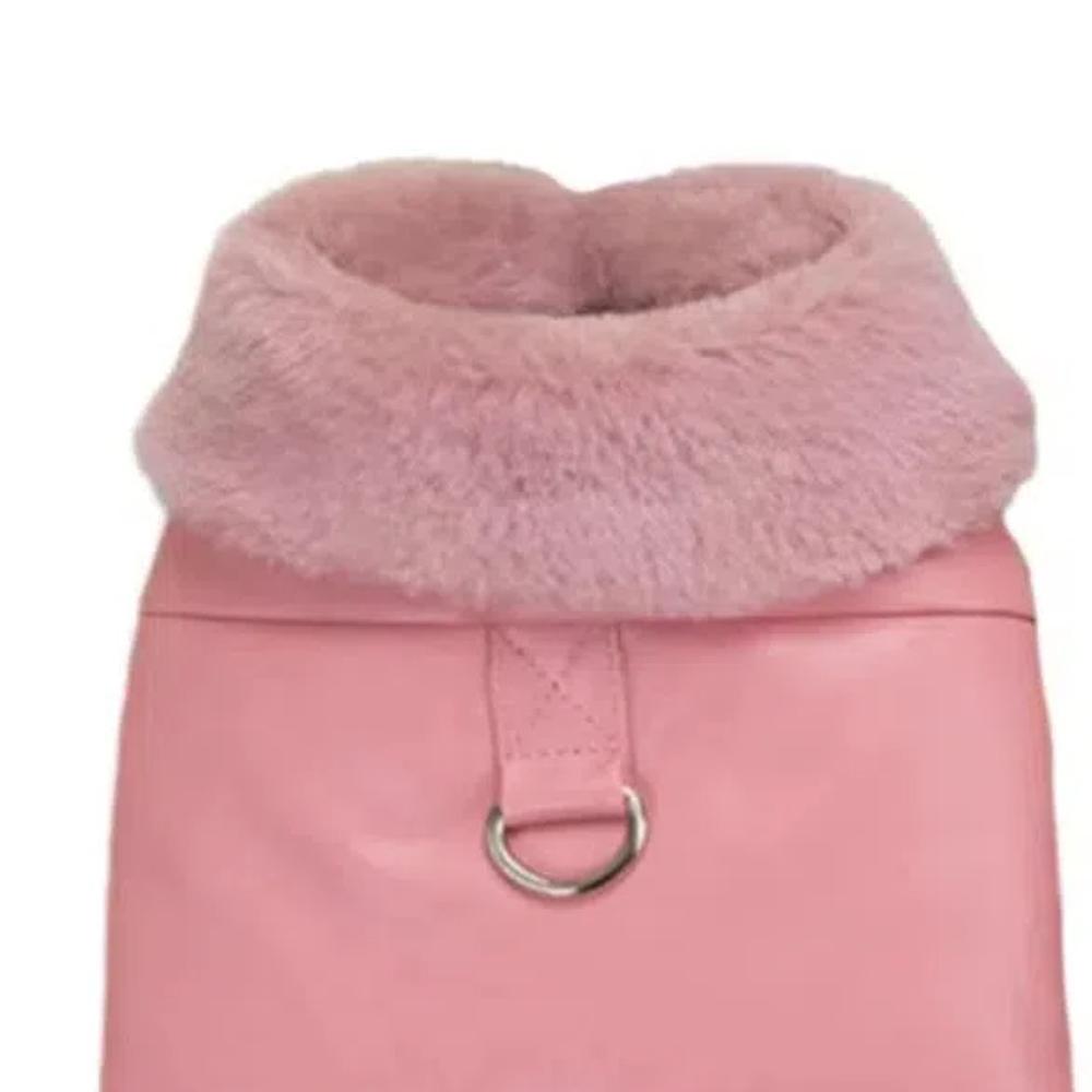 Windproof Dog Vest Coats Fur Collar Pet Jacket Pet Costume Puppy Outfits  for French Bulldog