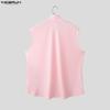 INCERUN Summer Oversized Men Sleeveless Print Casual Loose Tank Tops Vest