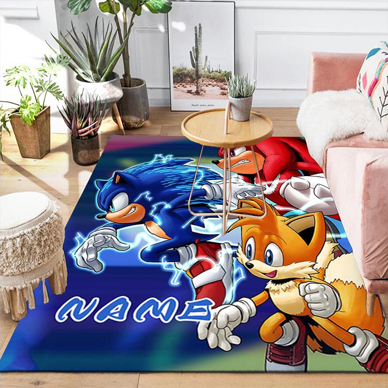 Custom 1Pc Sonic Adventure Heroic Journey Rug Office Carpet Indoor Outdoor Entrance Doormat Nonslip Soft And Comfortable Living Room D2915340