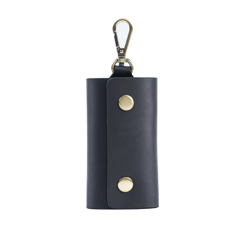 Handgefertigter Schlüsselhalter aus echtem Leder - Organizer-Tasche für Herren mit Kartenschlitz, Haushälter-Schlüsseltasche & Geldbörse (Bereit zum Verschenken)