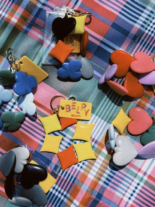 PAULVICE Giant Silicone Charm Keyring Keychain 6 Colors