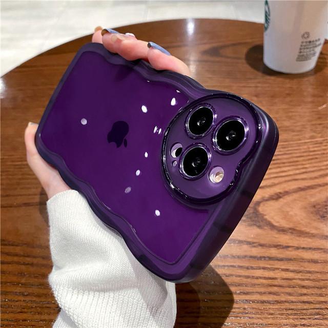 

Прозрачный чехол для телефона с волнистыми линзами и сердечками для Iphone 14 13 12 11 Pro Max X Xr Xs Max 13pro 14, защитный бампер, чехол For iPhone 14Pro Max